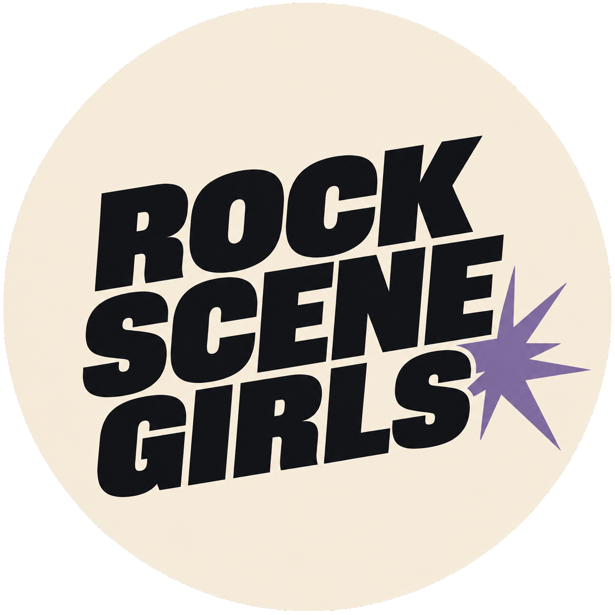 Logo da coluna Rock Scene Girls