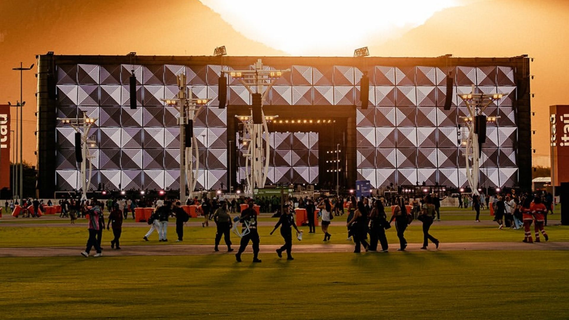 Estrutura do palco do Rock in Rio 2026